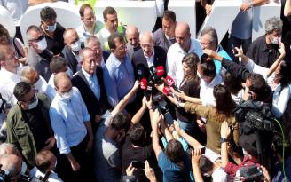 CHP Genel Başkanı Kılıçdaroğlu Bozkurt’ta incelemelerde bulundu! Bakan Soylu’dan bilgi aldı