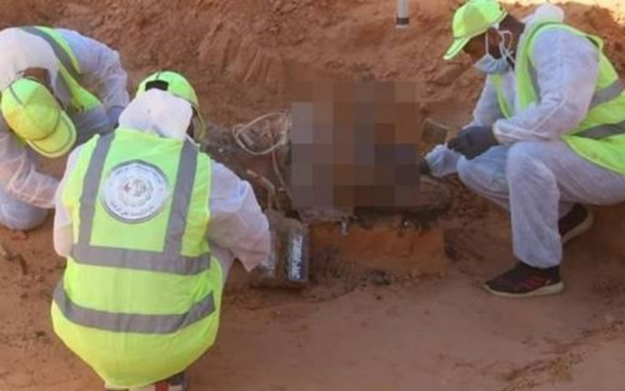 Libya’da yeni bir toplu mezardan 9 ceset kalıntısının çıkarıldı