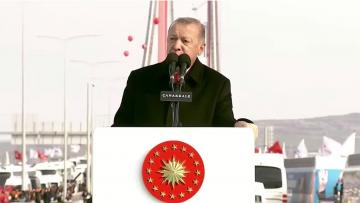 Çanakkale 1915 Köprüsü açıldı! Dünyanın en büyüğü köprüyle ilgili Cumhurbaşkanı Erdoğan müjdeyi verdi