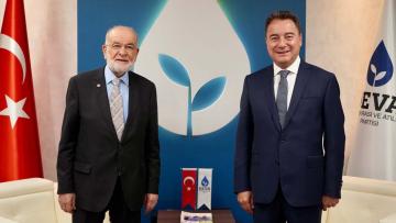 Temel Karamollaoğlu’ndan altılı masa zirve öncesi Ali Babacan’a ziyaret