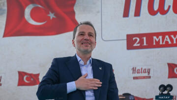 YRP Genel Başkanı Erbakan, Hatay’da konuştu