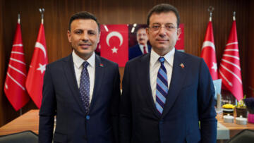 Ekrem İmamoğlu ve CHP İBB Meclis Grubu’ndan yeni CHP İl Başkanı Özgür Çelik’e ziyaret