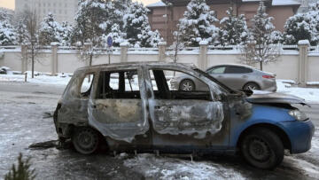 Bişkek’teki Türk Büyükelçiliği önündeki yangına ilişkin rapor talep edildi