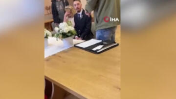 Tam nikahı kıyılıyordu, sınır dışı edildi!