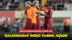 Galatasaray ikinci yarıda açıldı! Alanya deplasmanında 4 gollü şov