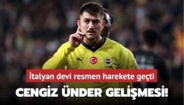 Cengiz Ünder gelişmesi! İtalyan devi resmen harekete geçti