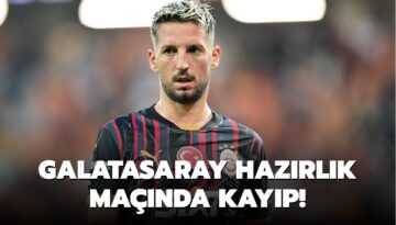 Galatasaray hazırlık maçında kayıp!