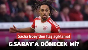 Galatasaray’a dönecek mi? Sacha Boey’den flaş açıklama