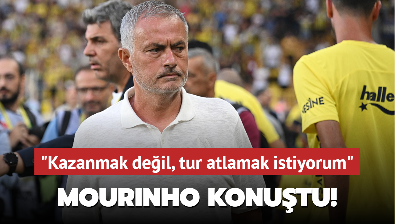 Mourinho’dan Şampiyonlar Ligi sözleri! ‘Kazanmak değil, tur atlamak istiyorum‘