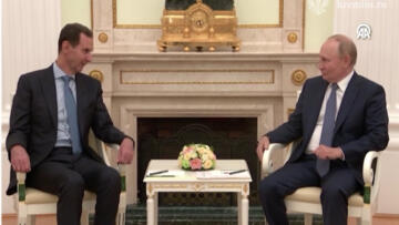 Putin ile Esed Moskova’da bir araya geldi