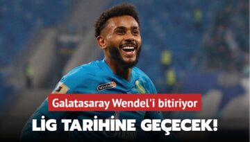 Süper Lig tarihine geçecek! Galatasaray Wendel’i bitiriyor