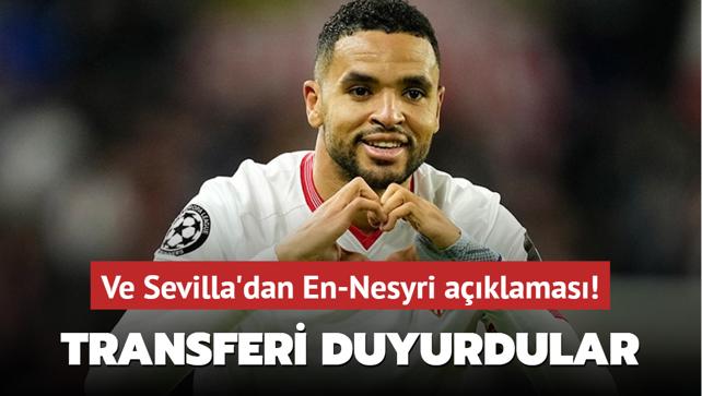 Ve Sevilla’dan En-Nesyri açıklaması! Transfer resmen duyuruldu