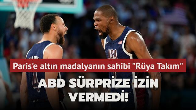 ABD sürprize izin vermedi! Paris’e altın madalyanın sahibi ‘Rüya Takım‘