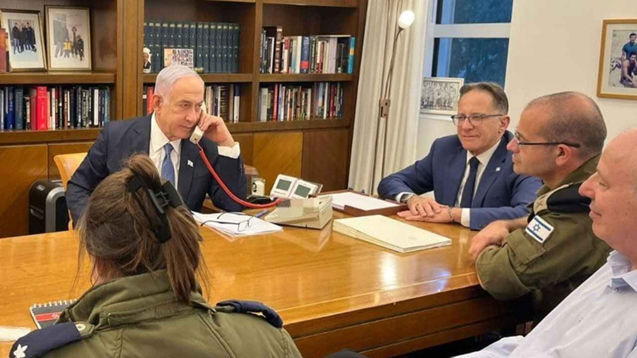 Beyrut saldırısı sonrası Netanyahu’nun ofisinden fotoğraflı paylaşım