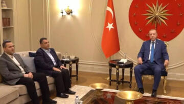 Cumhurbaşkanı Erdoğan şehit Haniye’nin oğulları ile görüştü
