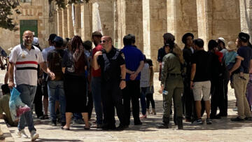 Kudüs’te yeni provokasyon! 1600 fanatik Yahudi Mescid-i Aksa’yı bastı