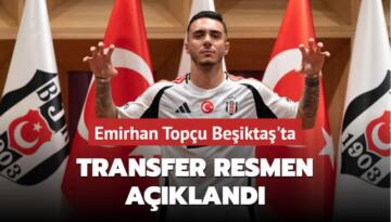 Transfer resmen açıklandı! Emirhan Topçu Beşiktaş’ta