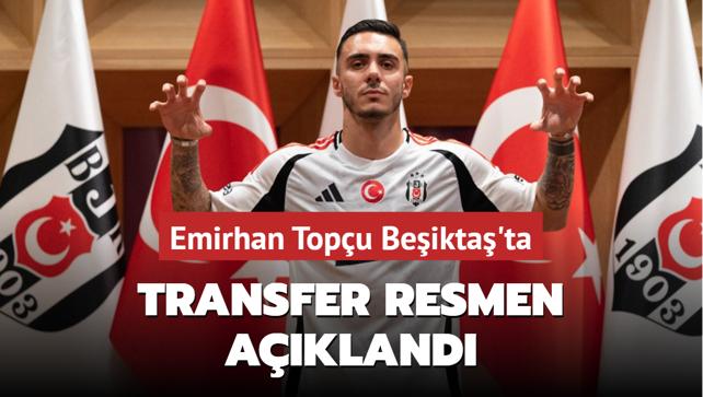 Transfer resmen açıklandı! Emirhan Topçu Beşiktaş’ta