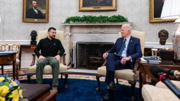 Biden ve Zelenskiy Beyaz Saray’da bir arada