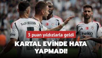 Kartal evinde hata yapmadı! 3 puan yıldızlarla geldi