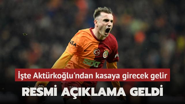 Resmi açıklama geldi! İşte Kerem Aktürkoğlu’ndan kasaya girecek gelir