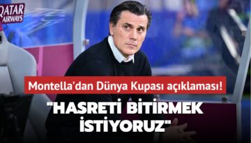 Vincenzo Montella’dan Dünya Kupası açıklaması! ‘Hasreti bitirmek istiyoruz‘