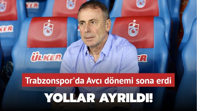 Yollar ayrıldı! Trabzonspor’da Abdullah Avcı dönemi sona erdi