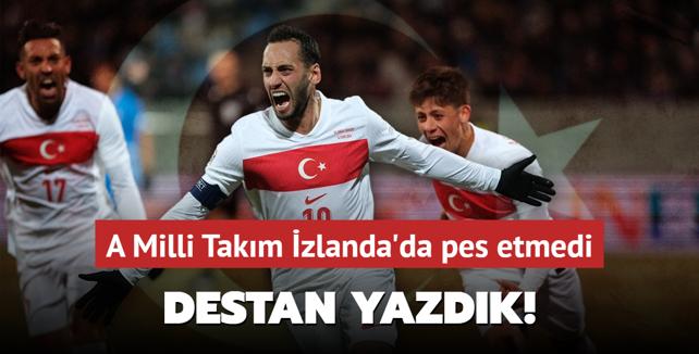 Destan yazdık! A Milli Takım İzlanda’da pes etmedi