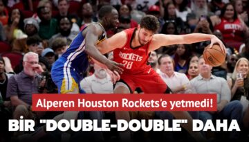 Alperen Houston Rockets’e yetmedi! Bir ‘double-double‘ daha