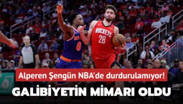 Alperen Şengün NBA’de durdurulamıyor! Galibiyetin mimarı oldu