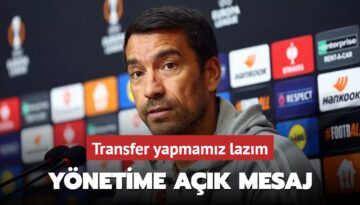 Transfer yapmamız lazım