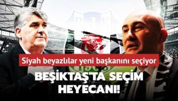 Beşiktaş’ta seçim heyecanı! Siyah beyazlılar yeni başkanını seçiyor
