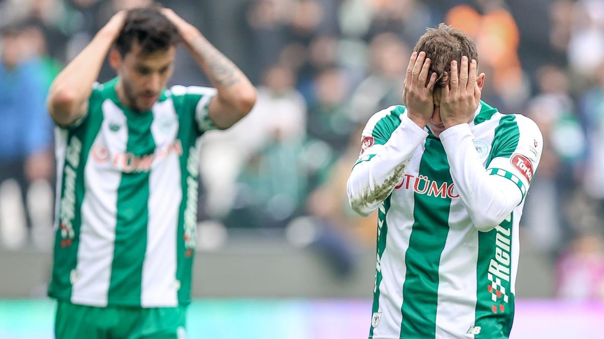 Konyaspor, golcülerinden yeterli katkıyı alamadı