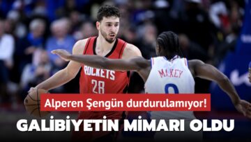 Alperen Şengün durdurulamıyor! Galibiyetin mimarı oldu