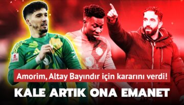 Amorim, Altay Bayındır için kararını verdi! Kale artık ona emanet