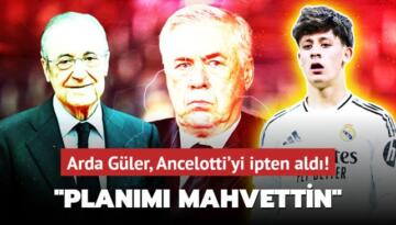Arda Güler, Ancelotti’yi ipten aldı! ‘Planımı mahvettin‘