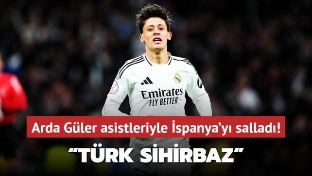 Arda Güler asistleriyle İspanya’yı salladı! Türk sihirbaz