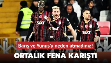 Barış ve Yunus’u neden atmadınız!