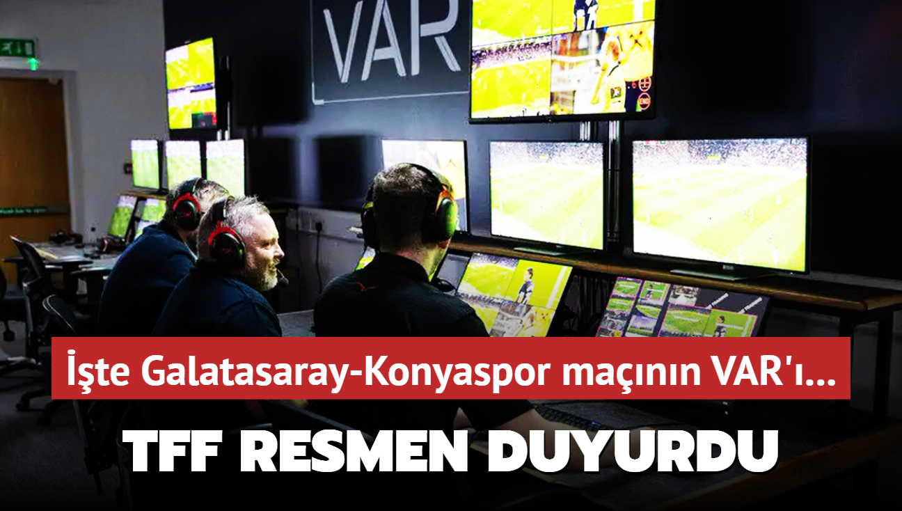 Galatasaray-Konyaspor maçının VAR koltuğunda Pawel Raczkowski oturacak
