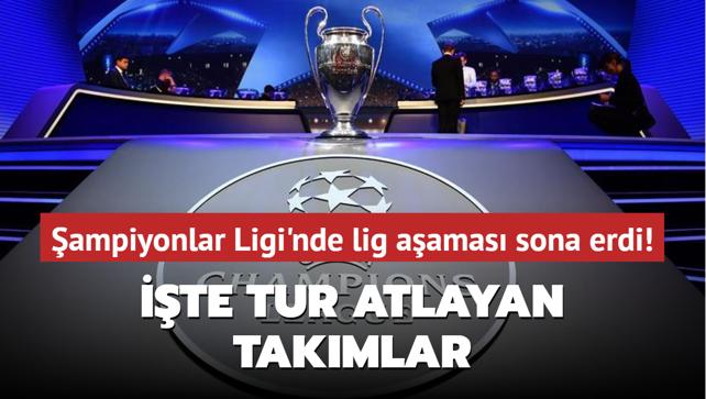 Şampiyonlar Ligi’nde lig aşaması sona erdi! İşte tur atlayan takımlar