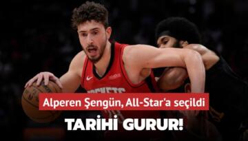 Tarihi gurur! Alperen Şengün, All-Star’a seçildi