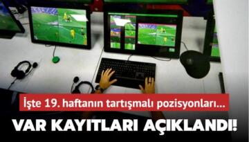 VAR kayıtları açıklandı! İşte 19. haftanın tartışmalı pozisyonları…