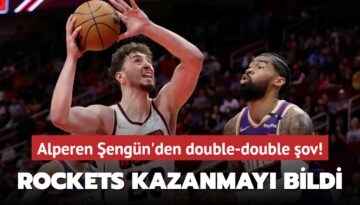 Alperen Şengün’den double-double şov! Rockets kazanmayı bildi