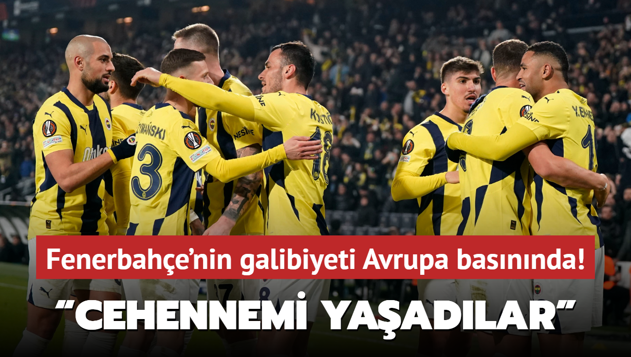Fenerbahçe’nin Anderlecht galibiyeti Avrupa basınında! Cehennemi yaşadılar