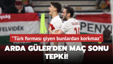 Arda Güler’den maç sonu tepki! ‘Türk forması giyen bunlardan korkmaz‘