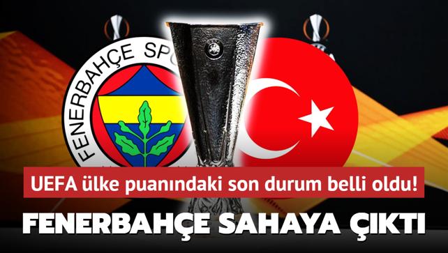 Fenerbahçe, Avrupa’ya veda etti! İşte ülke puanındaki son durum