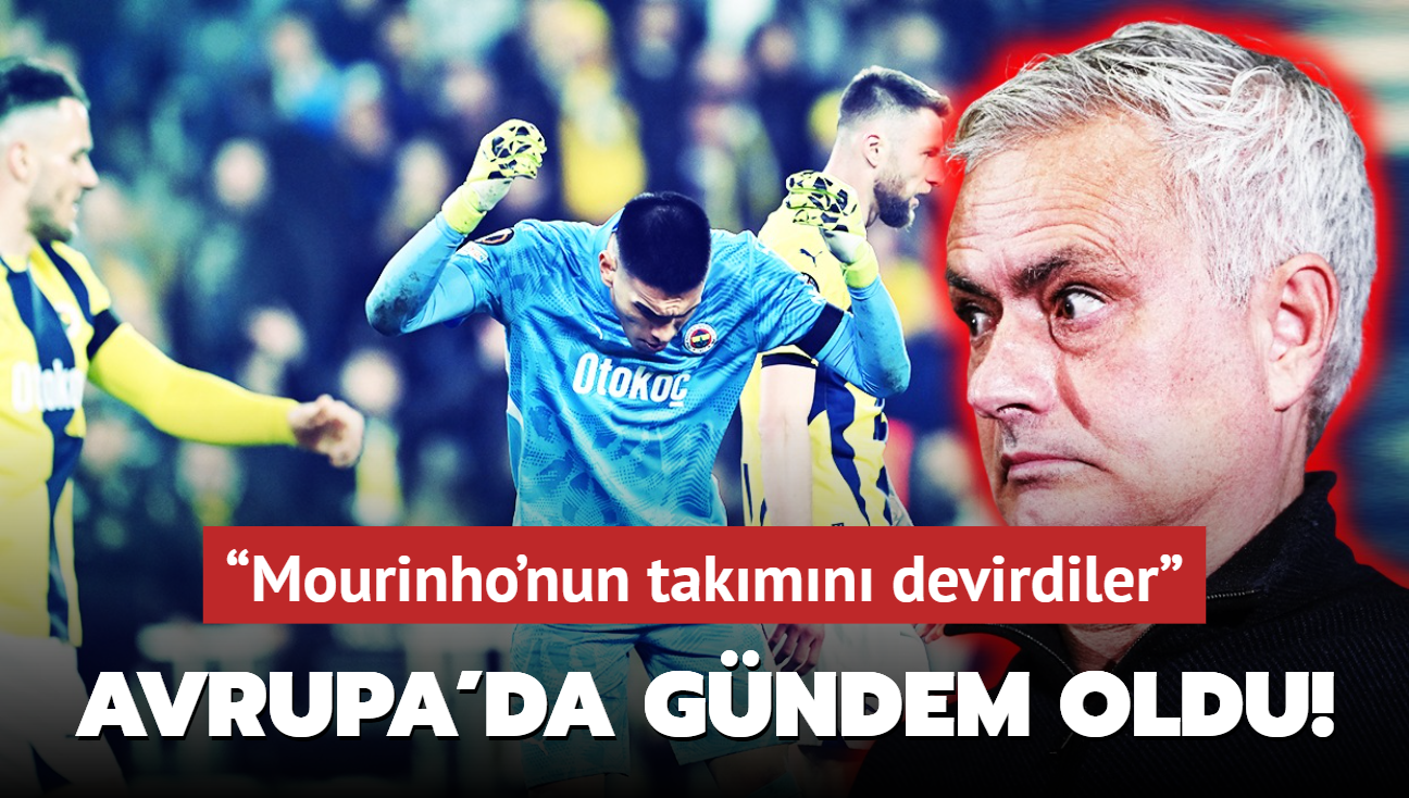Fenerbahçe-Rangers maçı Avrupa’da gündem oldu! Mourinho’nun takımını devirdiler