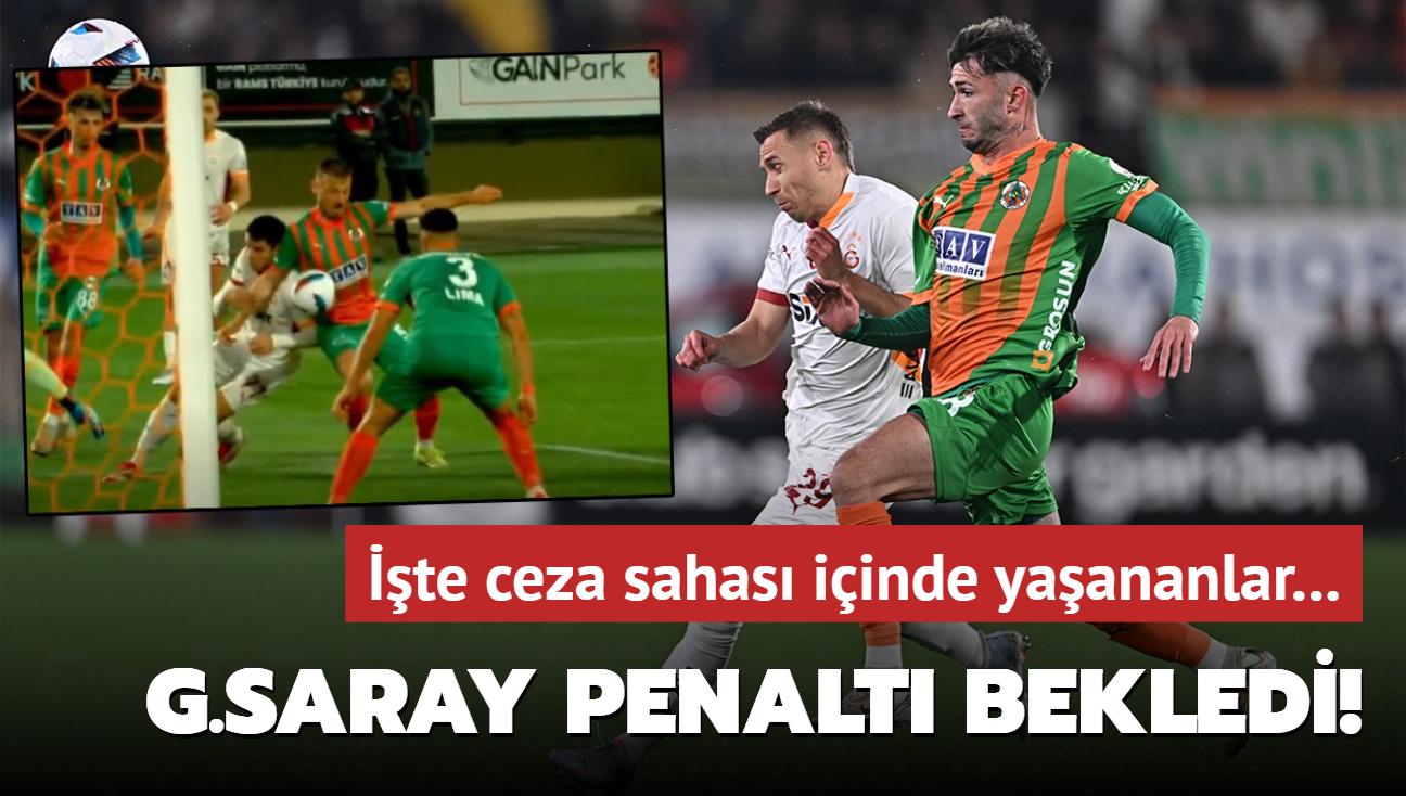 Galatasaray penaltı bekledi! İşte ceza sahası içinde yaşananlar…