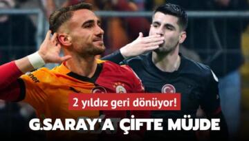 Galatasaray’a çifte müjde! 2 yıldız geri dönüyor