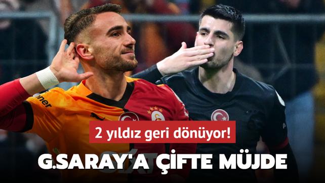 Galatasaray’a çifte müjde! 2 yıldız geri dönüyor